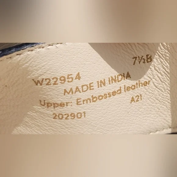 Cole Haan Winona Snakeskin-Print Leather Slide Sandals Sz 7.5 (originally $140) - Picture 3 of 4